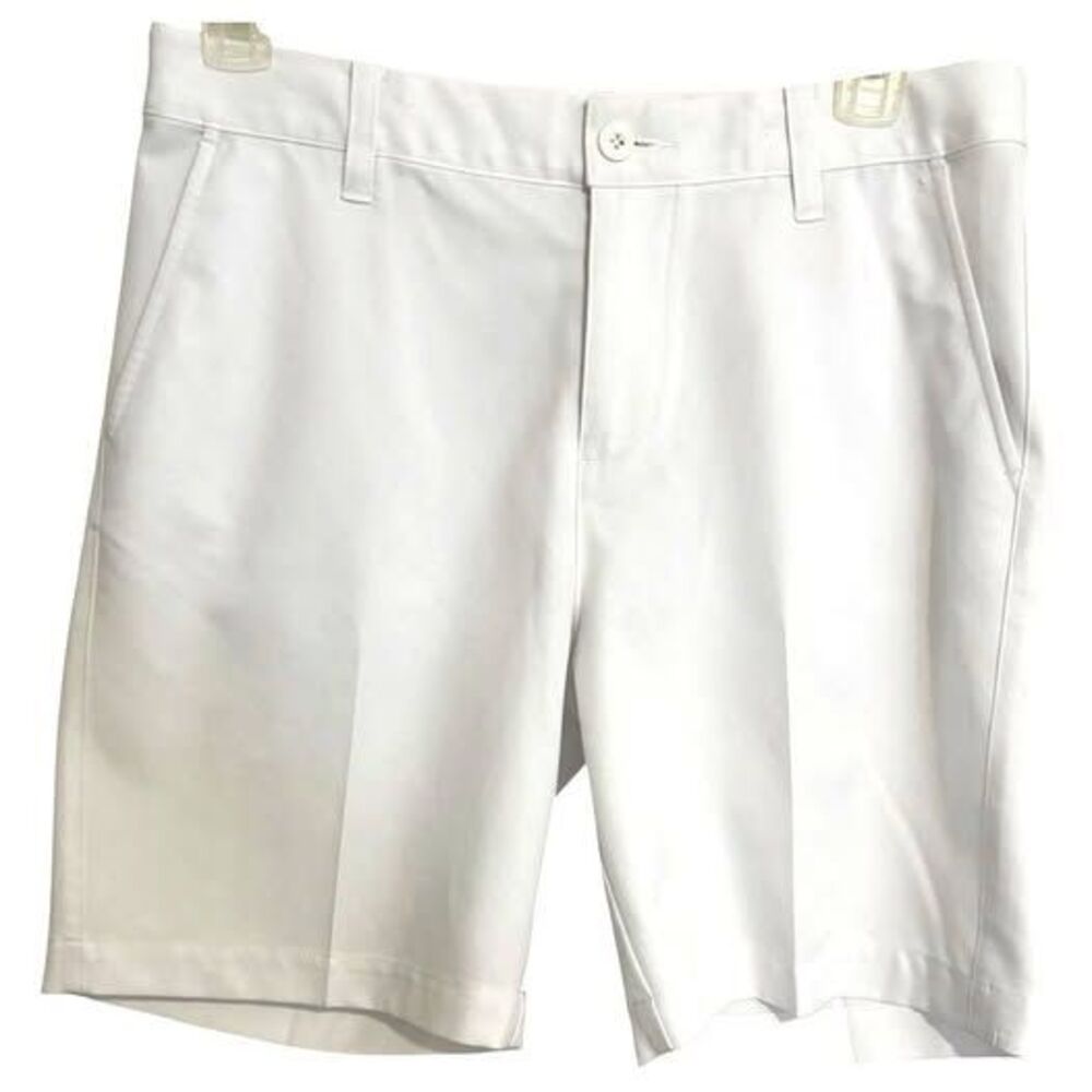 Large Boy’s White Flat Front Shorts